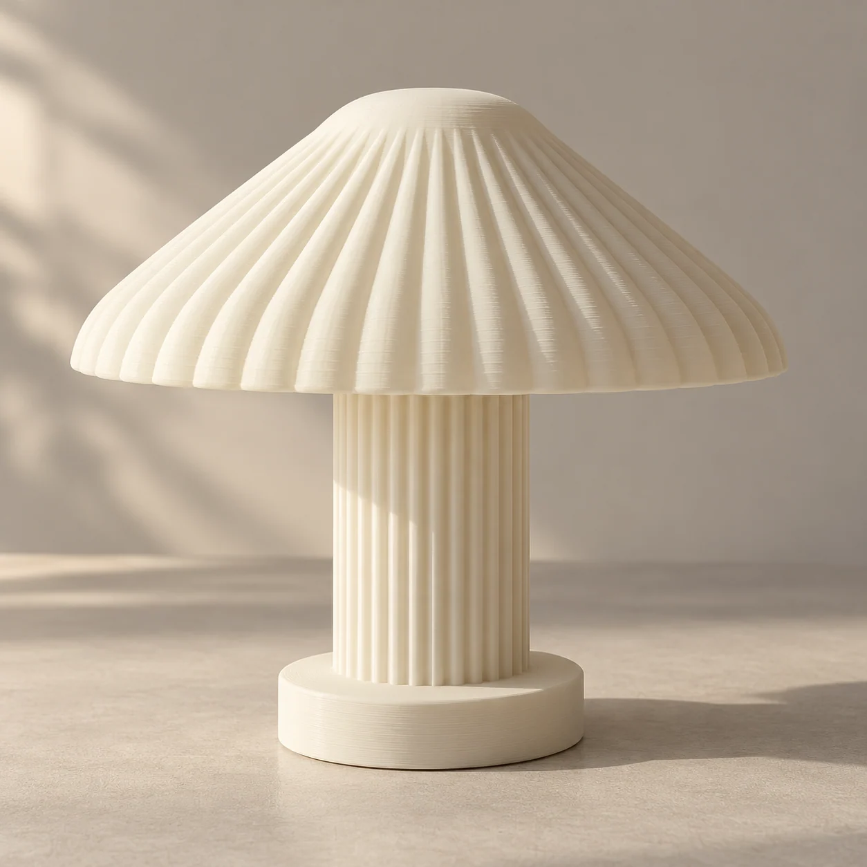 Mori Lampshade in Ivory; illustrative product image